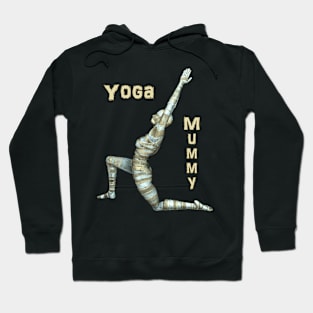 Yoga Mummy Warrior Pose Hoodie